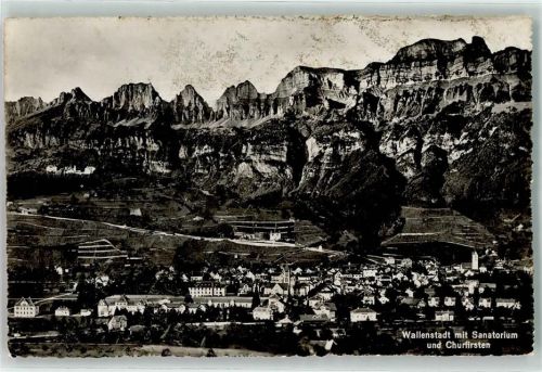 8880 Walenstadt - Churfirsten Sanatorium Feldpost Grenadier Kp 38