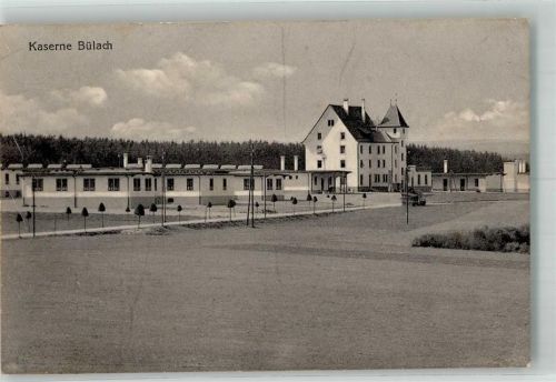 8180 Bülach 1912 Foto AK Kaserne Feldpost Feld-Batterie 21