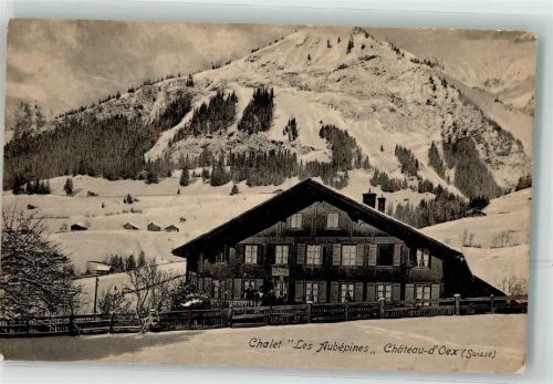 1660 Château-d´Oex - Chalet Les Aubepines Winter