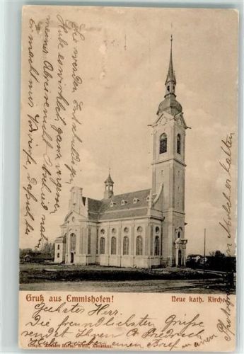 8280 Emmishofen Kreuzlingen 1905 - Kath. Kirche
