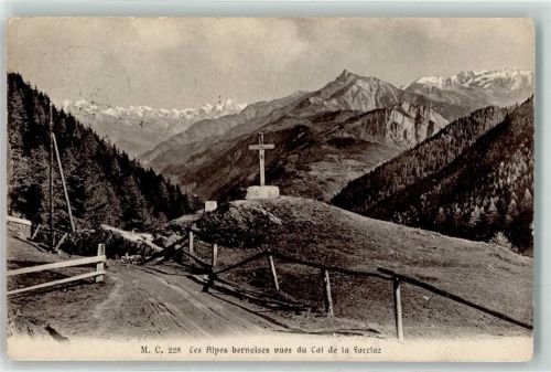 Col de la Forclaz 1908 - Kreuz Berneralpen