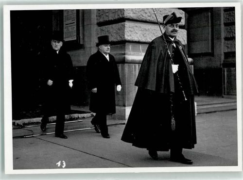 3000 Bern Berne 1937 - Roger Marquard Burgerratspräsident Hans Giger Vizepräsident Robert Kolb Offizial des Burgerrates Weibel