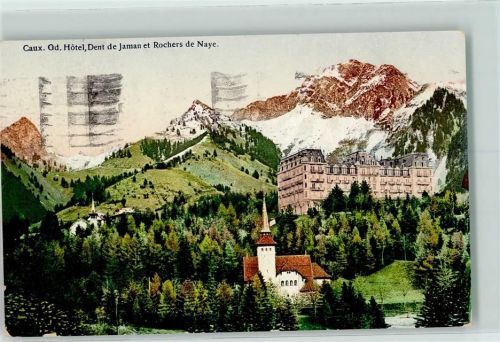 1824 Caux - Gd. Hotel Dent de Jaman et Rochers de Naye