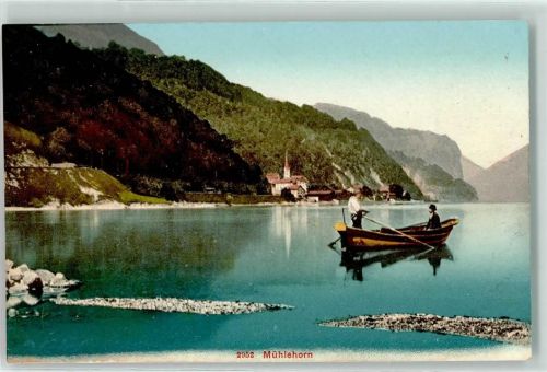 8874 Mühlehorn - Kirche Ruderboot