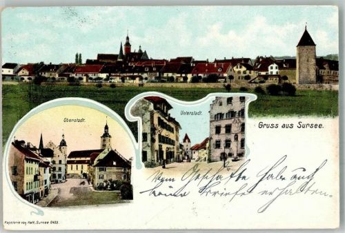 6210 Sursee 1907 - Oberstadt Unterstadt