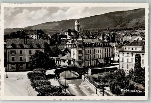 2800 Delémont Delsberg 1946 Foto AK