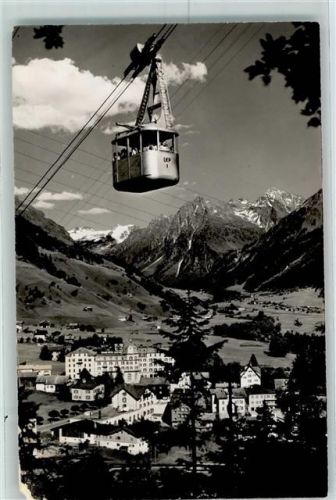 7250 Klosters Gebrauchsspuren Seilbahn Feldpost Schweiz
