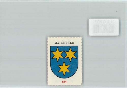 7304 Maienfeld - Vignette Wappen Kaffee Hag ca 1920-1940 Maienfeld