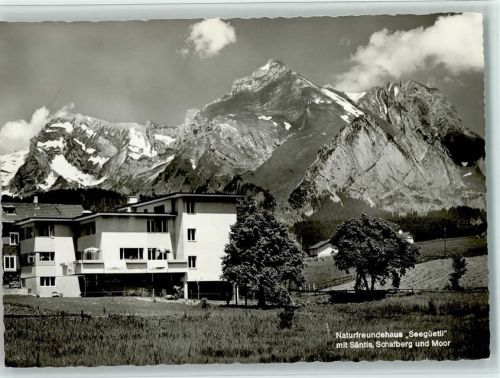 Schwendisee - Naturfreundehaus Seegüetli mit Säntis Schafberg Moor