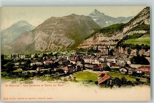 1890 St-Maurice - Dent du Midi