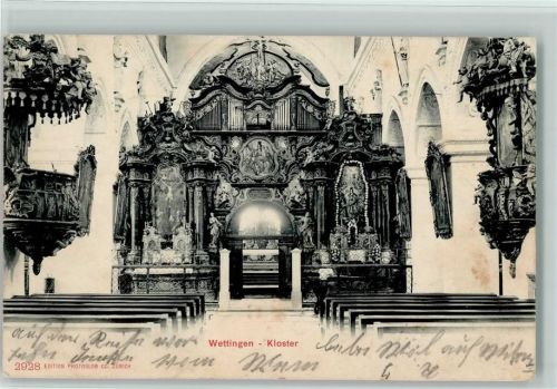 5430 Wettingen 1903 - Wettinger Kloster Innenaufnahme