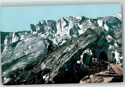 Rhonegletscher - Bergsteiger Eisgrotte