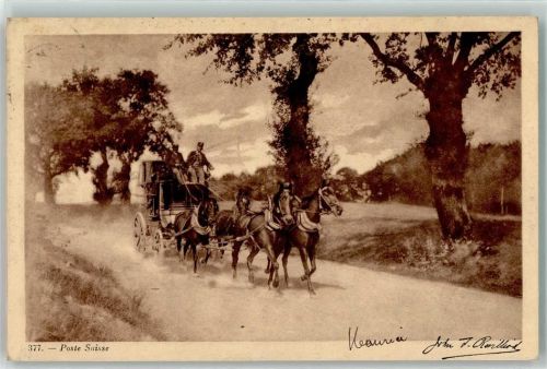 Postkutsche Postkutsche Schweiz 1905