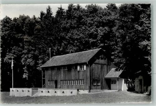 8606 Greifensee 1962 Foto AK Pension Ferienhaus Greifensee des CVJM