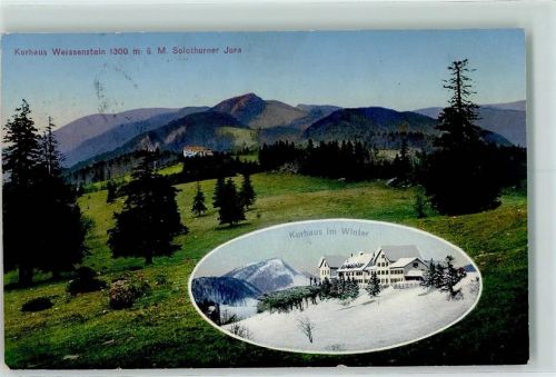 4515 Weissenstein b. Solothurn 1914 - Kurhaus Weissenstein Solothurner Jura und Kurhaus im Winter