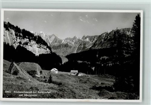 Schwägalp - Bruderschwendi bei Seebensäge mit Säntiskette