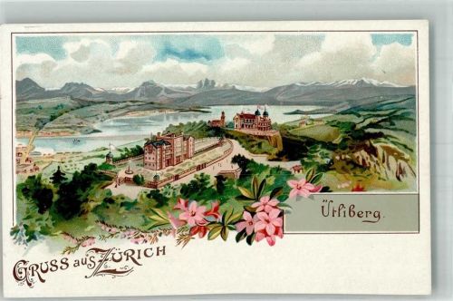 8143 Uetliberg Lithographie Zürich Hotel