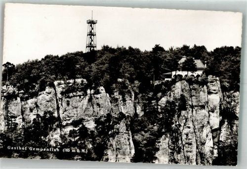 Gempenfluh Foto AK Gasthaus Gempenfluh Aussichtsturm