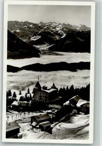 6356 Rigi Kaltbad 1930 Winter Hotel Bellevue