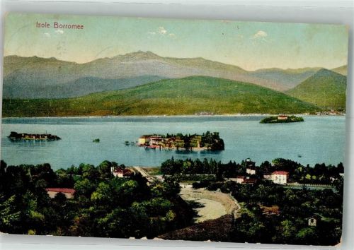 6644 Orselina 1912 Foto AK Isole Borromee