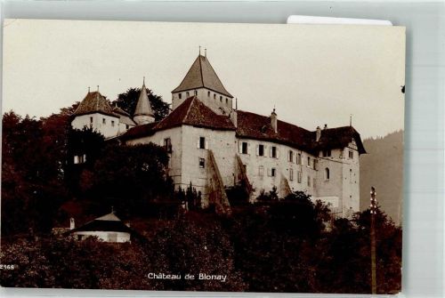 1807 Blonay Foto AK Schloss