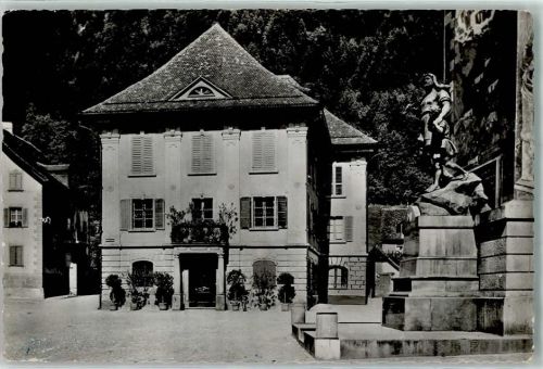 6460 Altdorf UR - Telldenkmal Rathaus