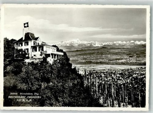 8570 Weinfelden 1960 Foto AK Gasthaus Thurberg