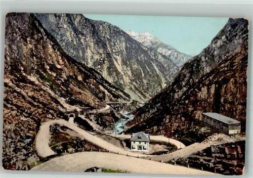 Schöllenen Foto AK St. Gotthard