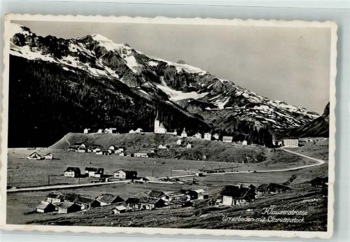 8751 Urnerboden Foto AK Claridenstock Klausenstrasse