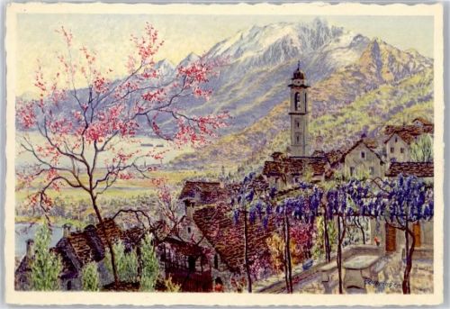 6634 Brione (Verzasca) Künstlerkarte sign. E. Zuppinger