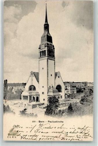 3000 Bern Berne 1905 - Pauluskirche
