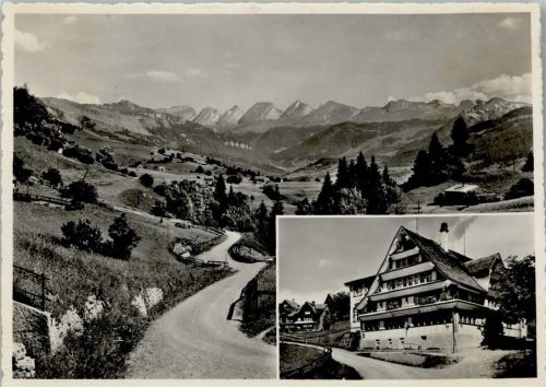 9643 Krummenau 1960 Foto AK Ferienheim "Sternen" Bendel