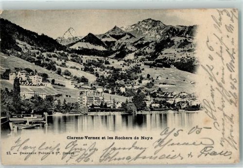 1815 Clarens 1905 - Clarens-Vernex et les Rochers de Naye