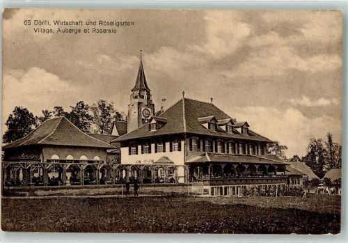 3000 Bern Berne - Landesausstellung 1914 Nr.65 Dörfli Röseligarten Bahnpost Zug 1811