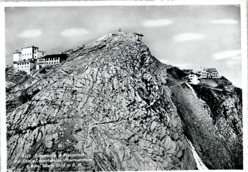 Schwägalp - Bergstation, Restaurant, Säntis-Schwebebahn, Observatorium, Hotel Säntis