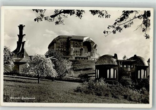 4143 Dornach 1937 Foto AK Goetheanum