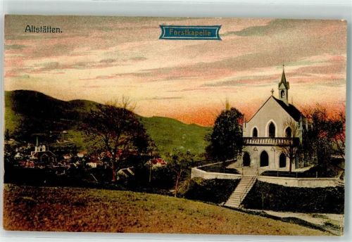 9450 Altstätten SG 1909 - Forstkapelle