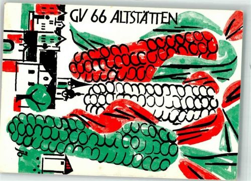 9450 Altstätten SG Künstlerkarte sign. Blöchlinger GV 66
