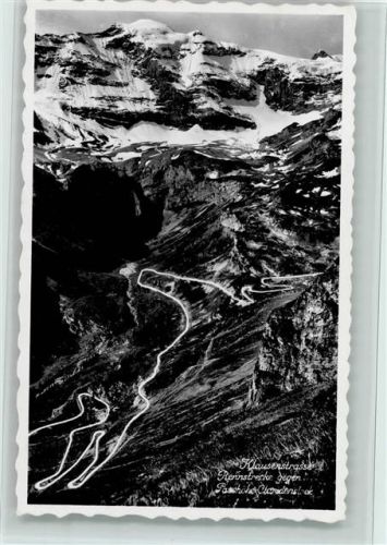 Klausenstrasse - Rennstrecke gegen Passhöhe Claridenstock