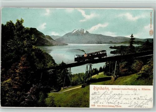 Pilatus - Rigibahn Schnurrtobelbrücke und Pilatus