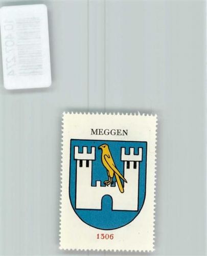 6045 Meggen - Vignette Wappen Kaffee Hag 1920-1940 Habicht