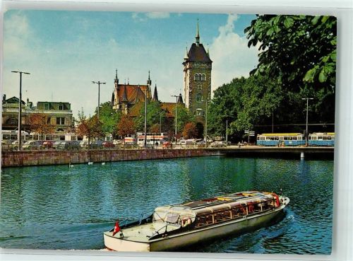 8000 Zürich - Landesmuseum Boot Straßenbahn