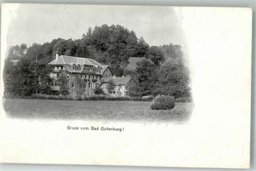 4932 Lotzwil Foto AK Hotel Bad Gutenburg