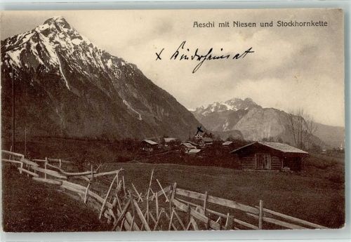 3703 Aeschi b. Spiez - Niesen Stockhornkette