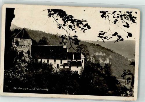 2800 Delémont Delsberg 1910 - Le Vorbourg Bahnpost