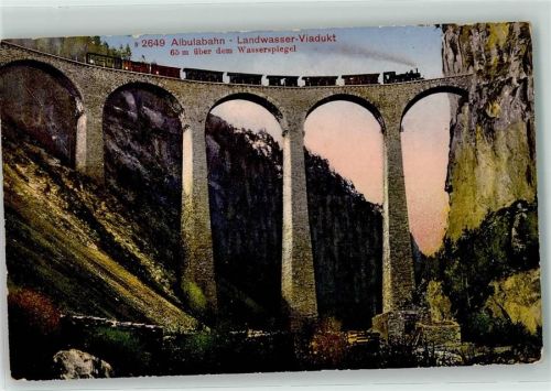 Albulabahn 1914 - Landwasser Viadukt