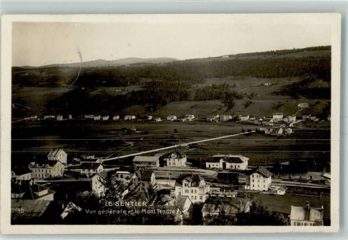 1347 Le Sentier - Vue generale et le Mont Tendre