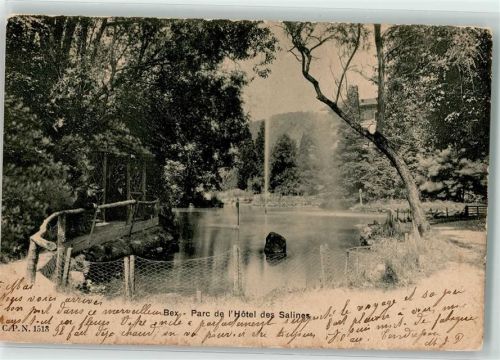 1880 Bex 1905 - Hotel des Salines Park