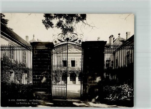 1296 Coppet Foto AK Schloss