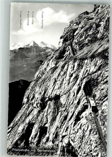 Pilatus Foto AK Zahnradbahn Pilatusbahn Berneralpen